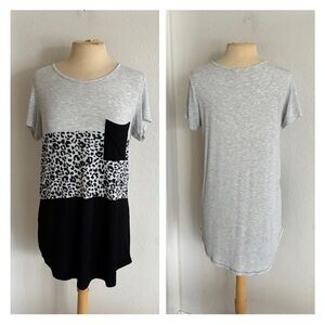BE Stage animal print tunic